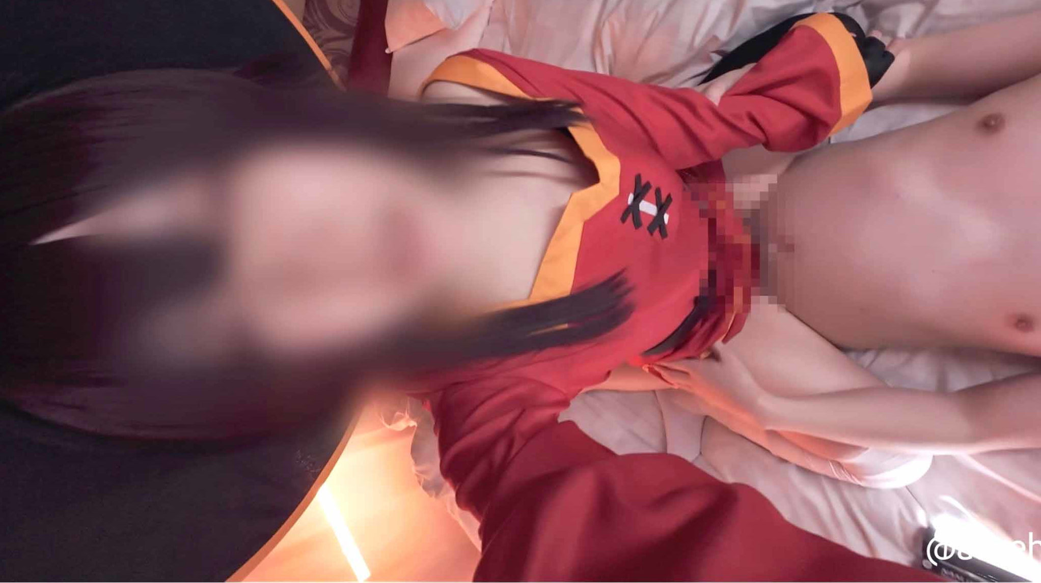 このすば めぐみん – 発情魔法使いNTRえっち2本セット【「おじさま」チ◯ポにメロメロ魔法使いが乳首丸出しビクンビクンイキっぱなしオホ声潮吹きNTRっクス】【オナバレ童貞NTR喰い淫語唾液コキ騎乗位で大量搾精】