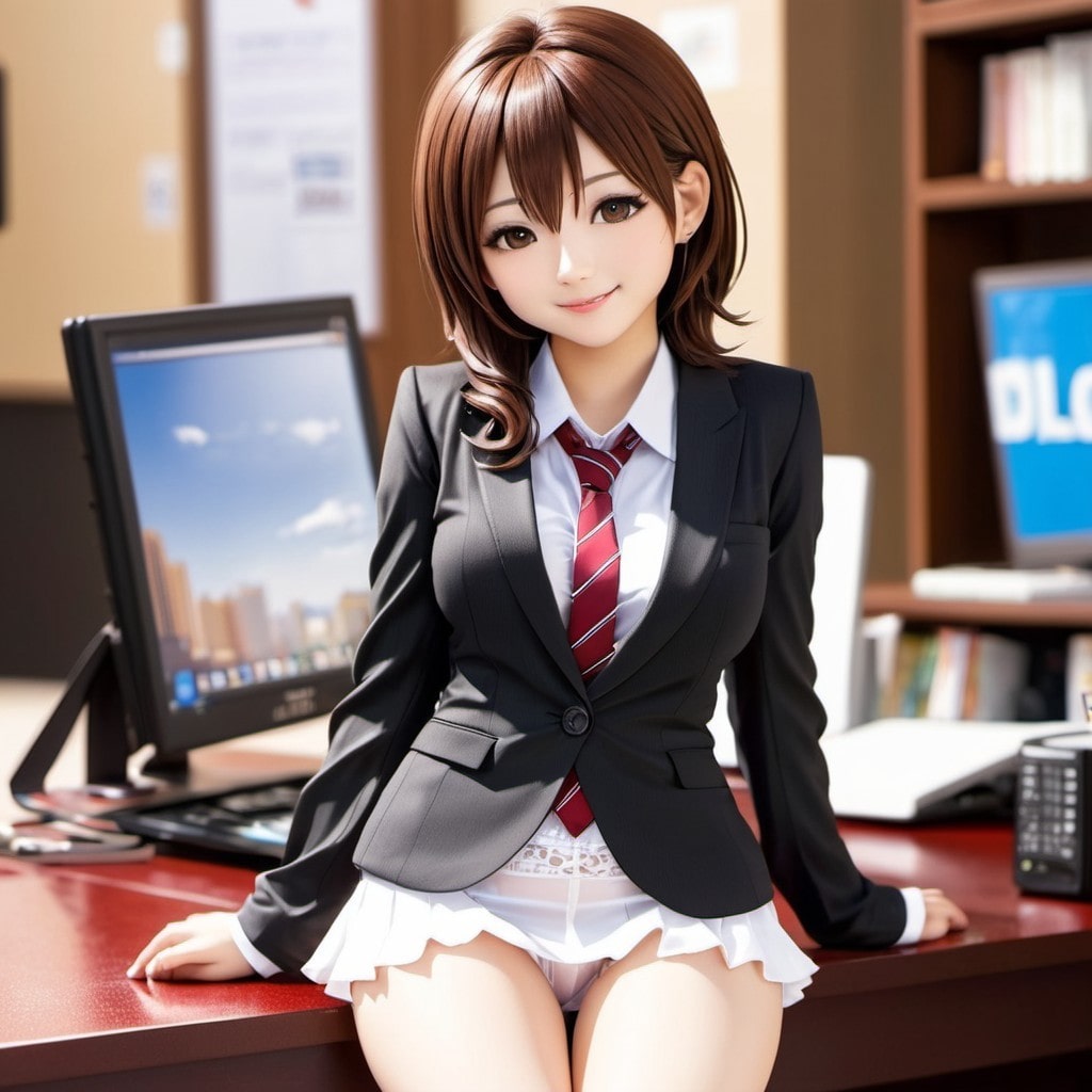 ちびキャラのセクシーOL着エロ画像 – fuduki mix