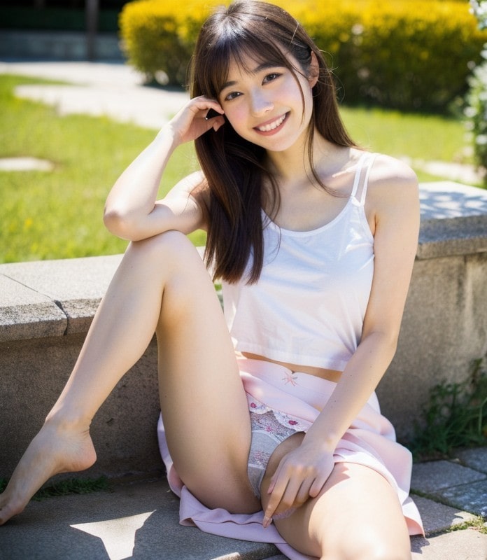 BRAV7 しゃがみパンチラ その6