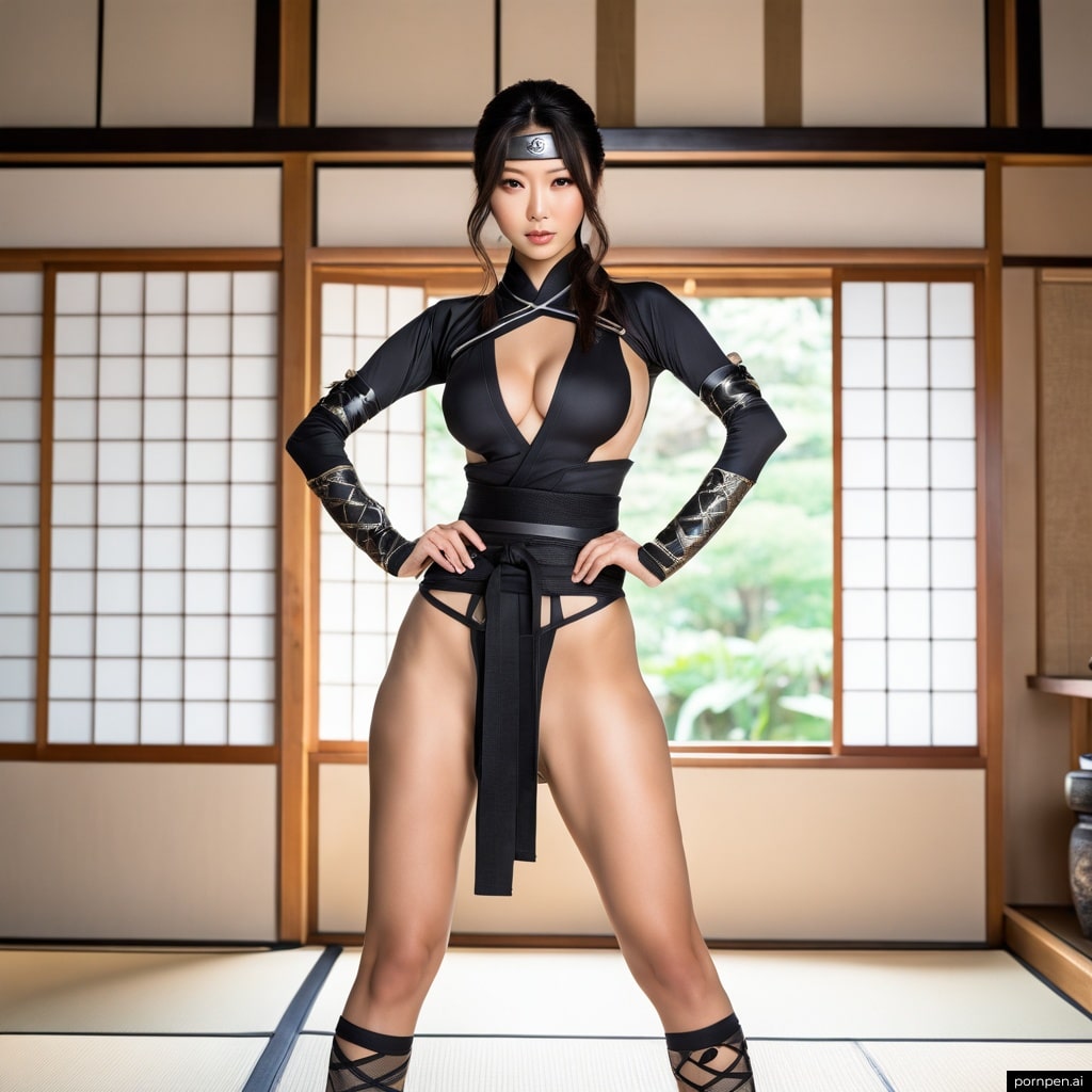 くのいちまんさん色仕掛けを行う