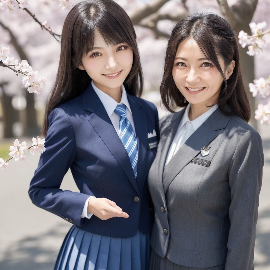 仲良し母娘画像