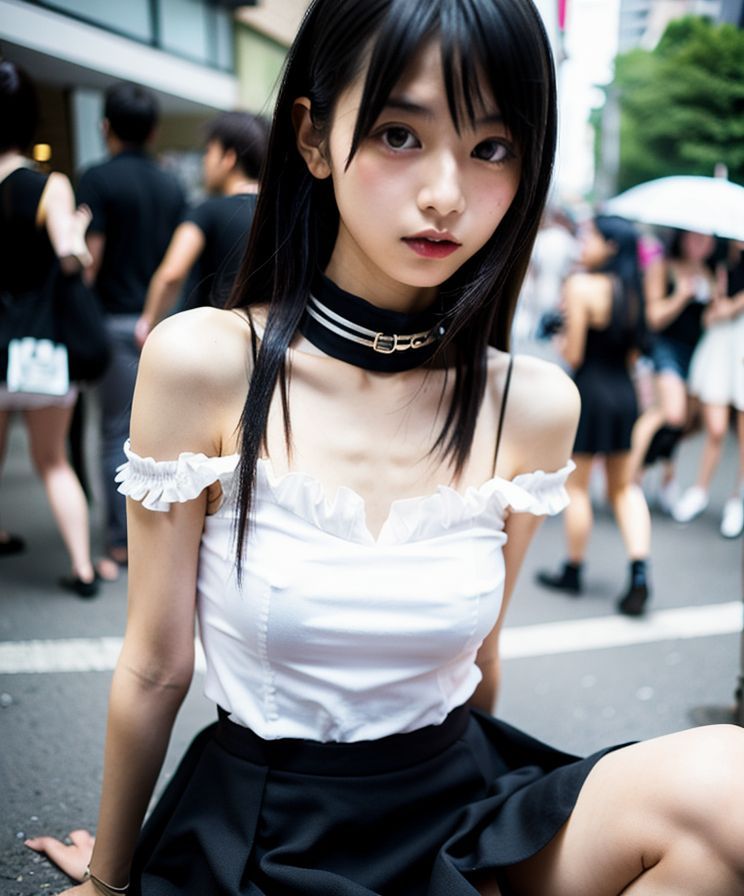 通りの地雷系まんさんと引き返せないところまで行ってみた画像