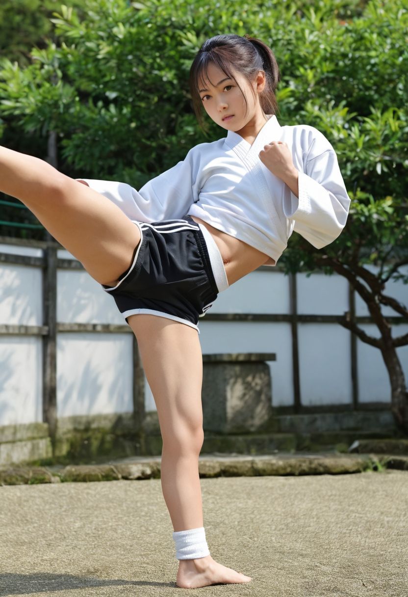 エッチな格闘技画像まとめ その3（ハイキック編）