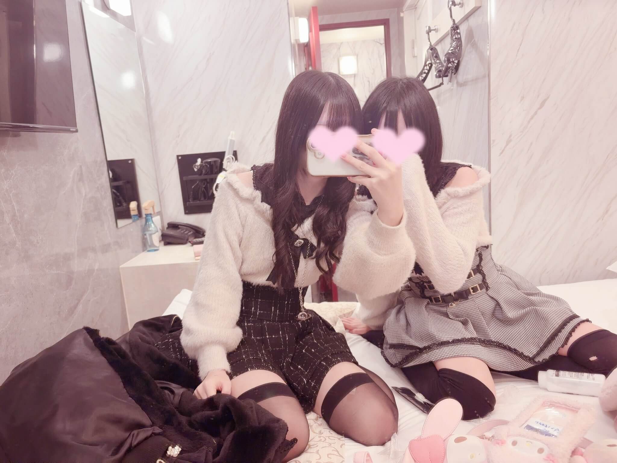 【画像】ニコイチ地雷系女子がカワイ過ぎてたまらん