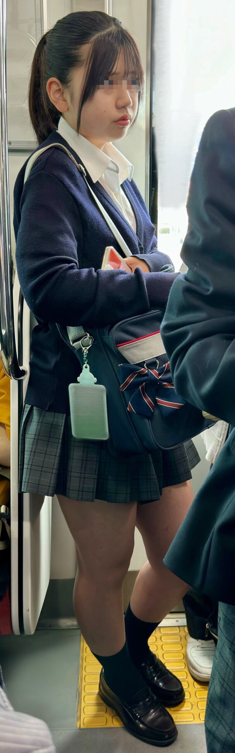 【画像】電車で制服ＪＫが居たら全力で守備範囲に陣取るよなｗｗ