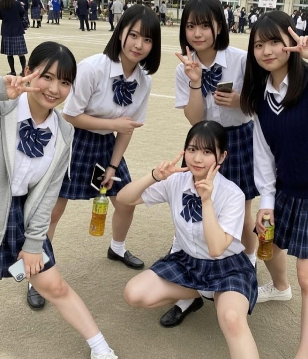 【画像】文化祭JKさん、見えてはいけないものが見えてる状態をSNSにアップしてしまう????