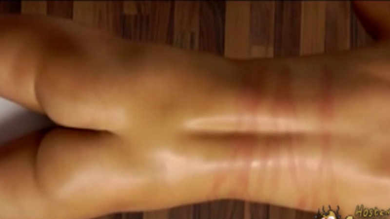 女の柔肌に鞭を打ってミミズばれができていくドs男性用の動画がコチラ！