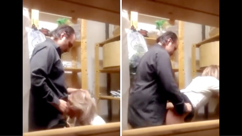 【動画】パートの人妻さん、夫の稼ぎが少ないせいで倉庫で上司の性奴隷になるハメに…