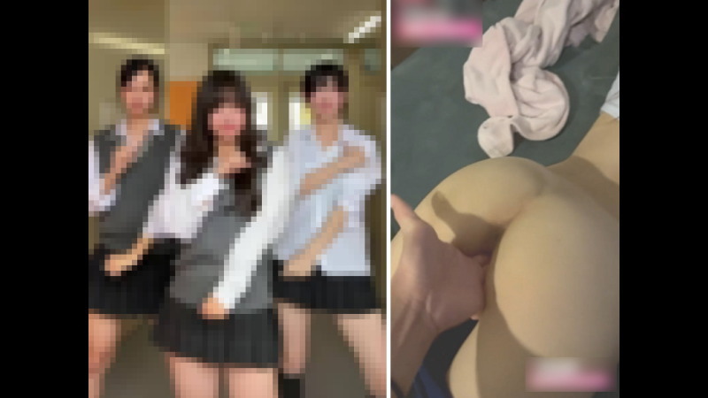 【エロ注意】ダンス部のハーフ美女JD、Xに「手マンでイカされてる動画」をアップされ終わる…