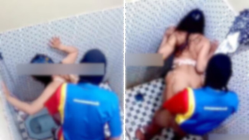 【動画】自宅に侵入したレ●プ魔に襲われチ○コ挿入された被害者女性の監視カメラ映像、ヤバすぎる