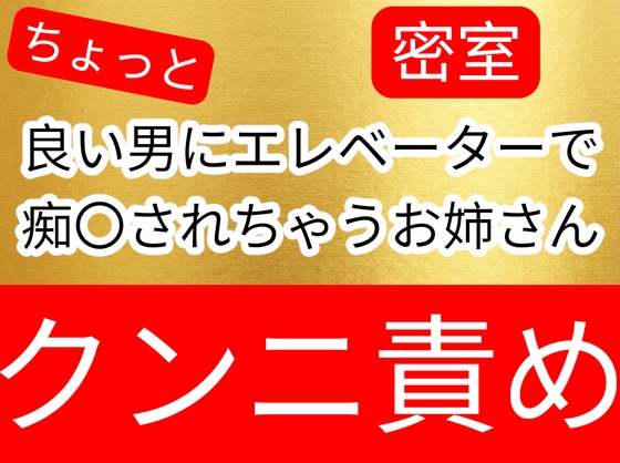 待ち伏せされてエレベーター内で痴〇されてクンニ逝きしてしまうお姉さん