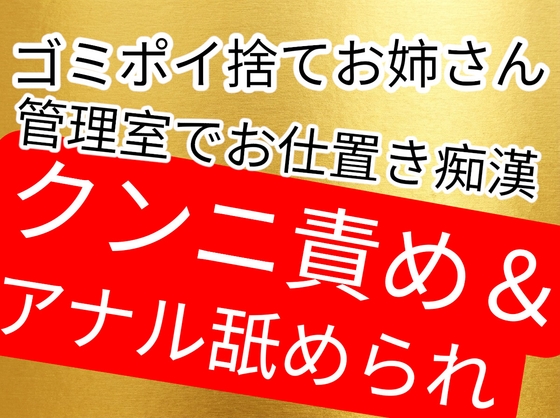 公園でゴミポイ捨てしてしまったお姉さん、綺麗好きの施設管理者から管理室でお仕置き痴漢されてしまう…