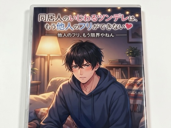 同居人のいじわるツンデレは、もう他人のフリができない♡〜壁の薄い部屋で声を殺して、夜だけ甘い同居人に耳舐め&生中出しされる〜【関西弁/バイノーラル】