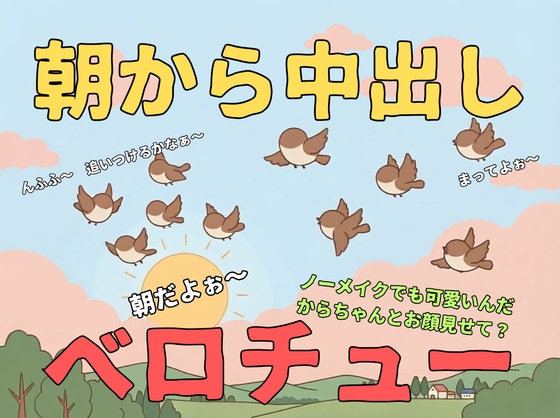 【あまあま/恋人】朝からベロチューキス&中出しエッチ【射精/純愛】