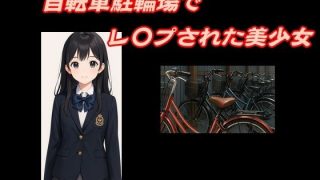 【新着同人誌】自転車駐輪場でレ〇プされた美少女