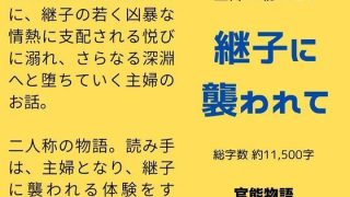 【新着同人誌】主婦の秘めごと 〜継子に襲われて〜