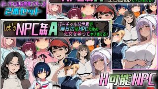 【新着同人ゲーム】Let’s NPC姦A バーチャルな世界2本セット