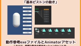 【新着同人ゲーム】Unity「基本ピストンの動き」（Animation）・動き参考資料〜商用…
