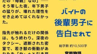 【新着同人誌】主婦の秘めごと 〜バイトの後輩男子に告白されて〜