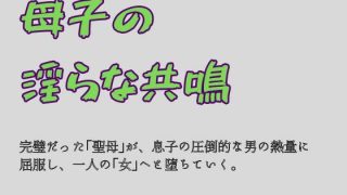 【新着同人誌】母子の淫らな共鳴