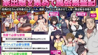 【新着同人ゲーム】家出娘を集めて風俗店を作ってみた！  風俗店経営シミュレーション