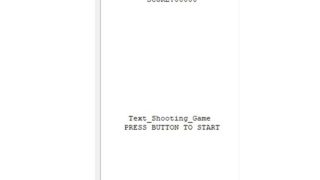 【新着同人ゲーム】Text_Shoot