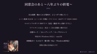 【新着同人ゲーム】同窓会のあと 〜八年ぶりの終電〜