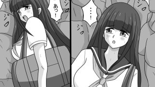 【新着同人誌】バスちんかん女子学生全裸にされ処女膜を破り何度も中だし脱糞される！