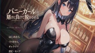 【新着同人ゲーム】バニーガールは賭けに負けて脱がされる