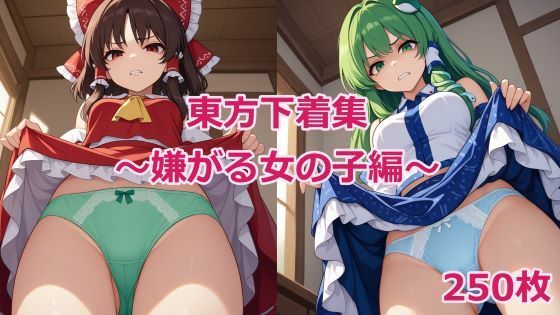 東方下着集〜嫌がる女の子編〜  鴉炒飯@AI
