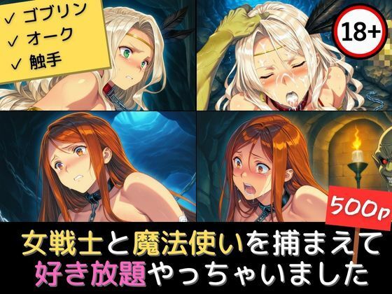 女戦士と魔法使いを捕まえて好き放題やっちゃいました  エロくのいちが大好き