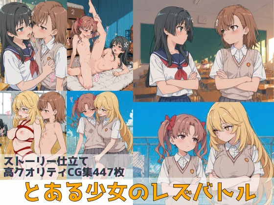 【とある科学の超電磁砲】美琴・黒子・涙子・操祈のレズバトル！羞恥プレイやペニバン百合セックスなど収録