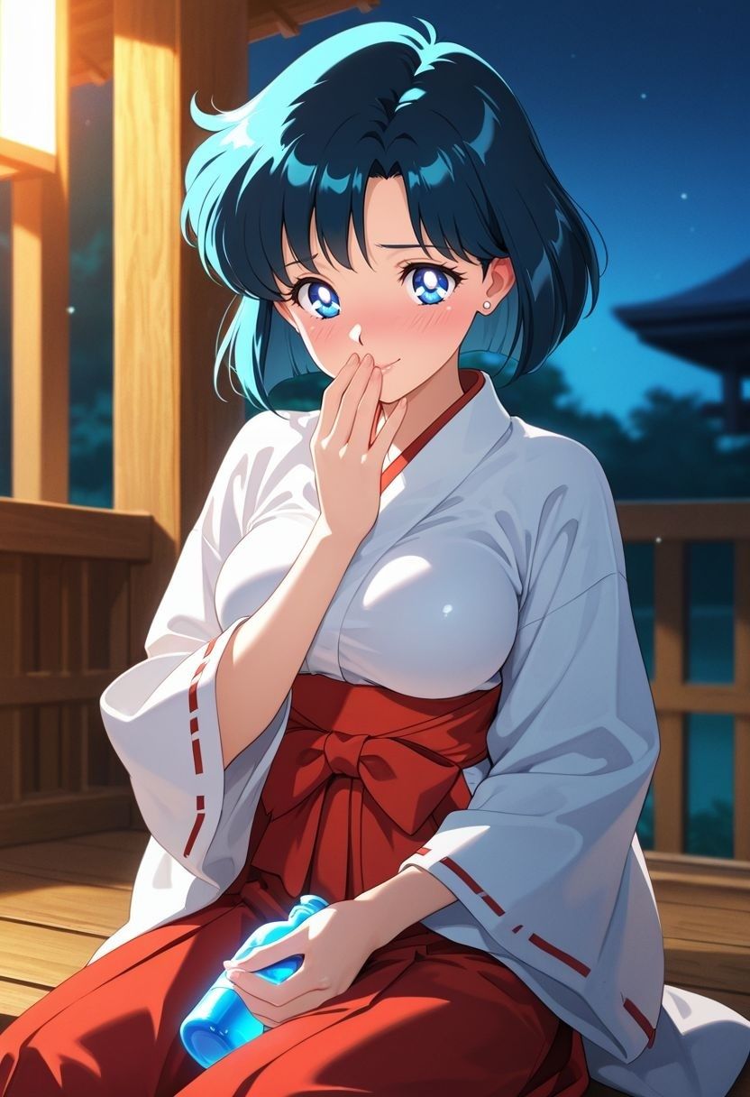 【if設定】あの人気キャラが巫女装束に、355枚の奉納録