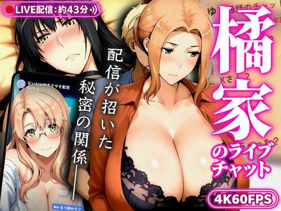 （ＡＩ）【4K60FPS】橘家のライブチャット 〜配信が招いた秘密の関係〜（橘さん家ノ男性事情）