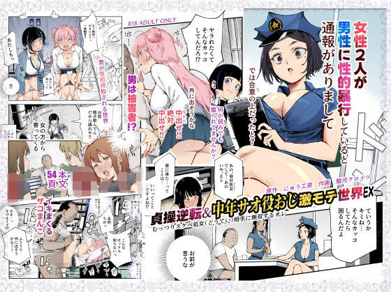 貞操逆転＆中年サオ役おじ激モテ世界EX むっつりスケベ処女（どうてい）相手に無双するオレ