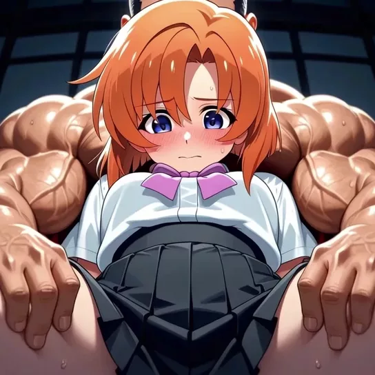 【AIえち動画】竜宮レナに似たキャラにセクハラマッサージ