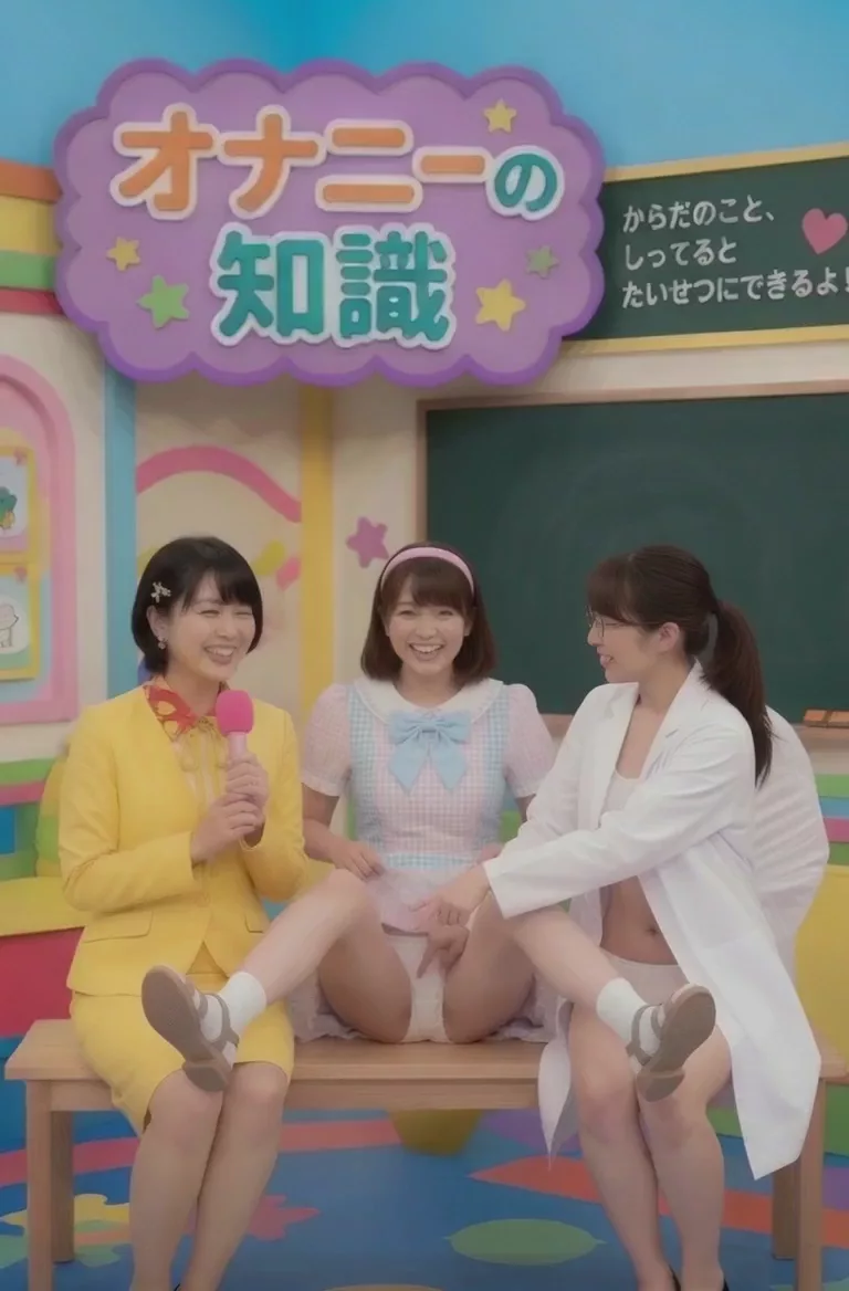 【AIえち動画】教育番組風 オナニー知識