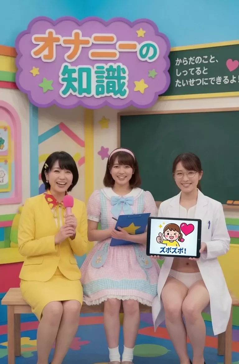 【AIえち動画】教育番組風　オナニーの知識
