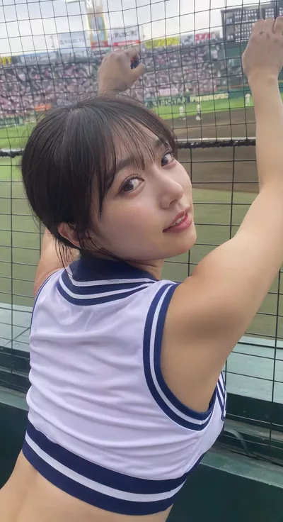 【AIえち動画】甲子園でチアガールと立ちバック