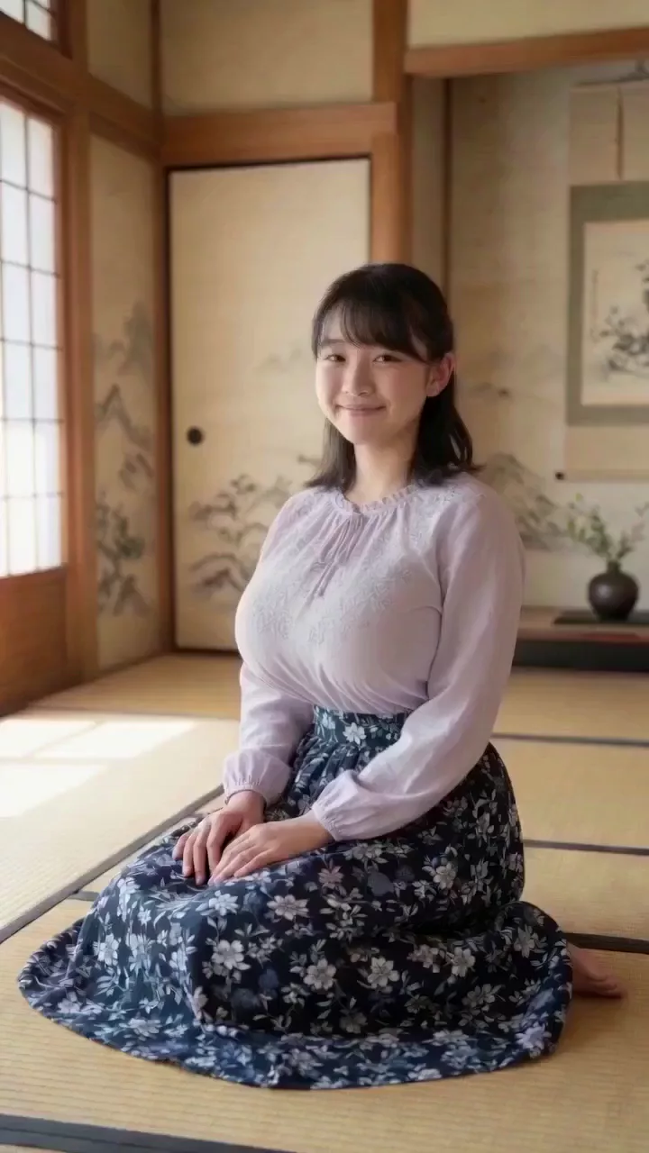【AIえち動画】芋かわいい巨乳女子② 発情中
