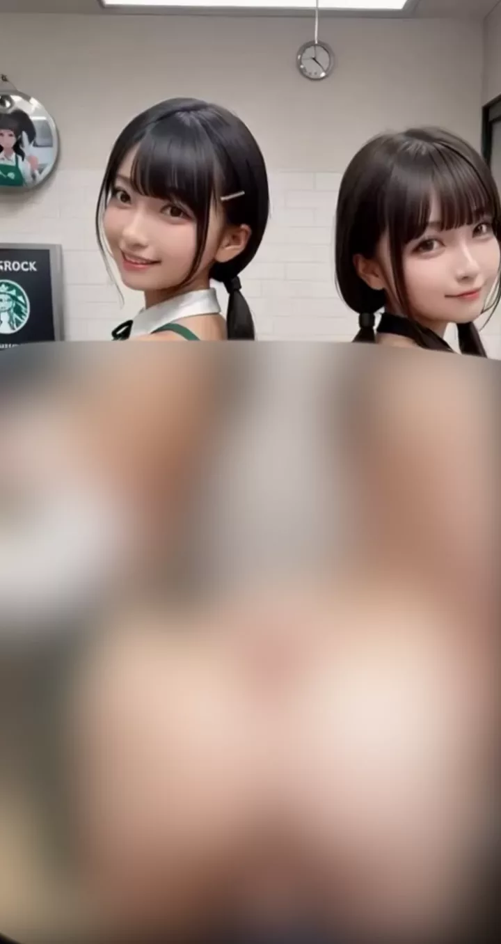 【AIえち動画】【サンプル】尻コキカフェその2