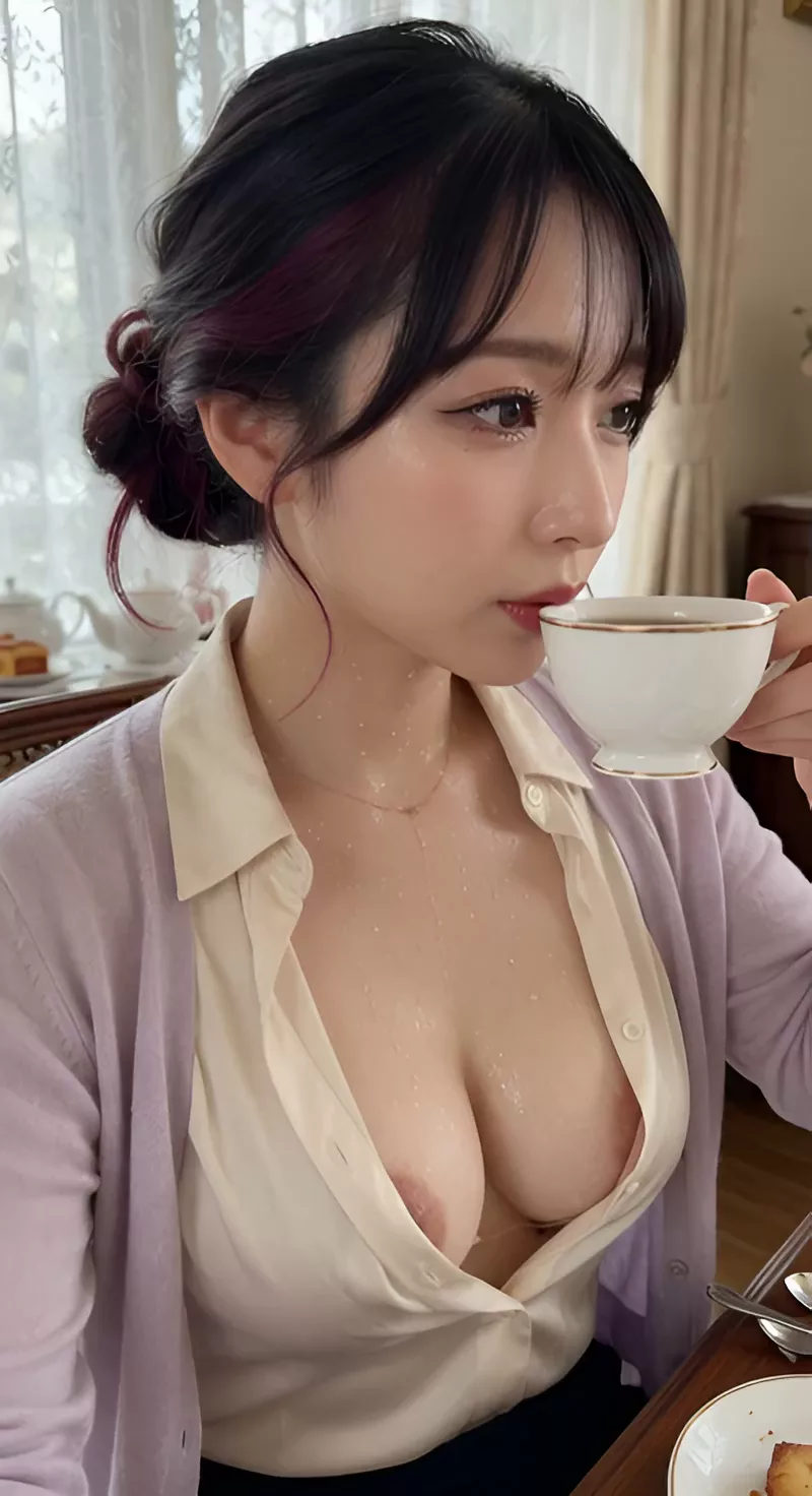 【AIえち動画】奥さん、見えて、、、