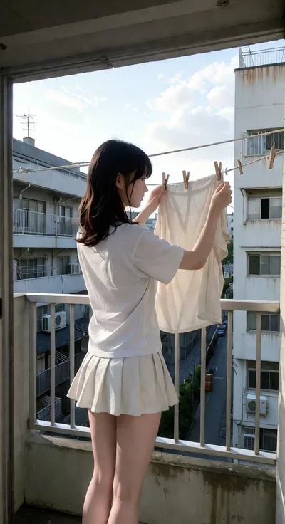 【AIえち動画】ラッキーパンチラ