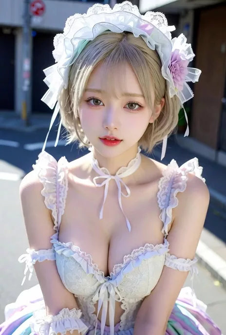 【AIえち動画】おっぱいとパンティ見せつけ
