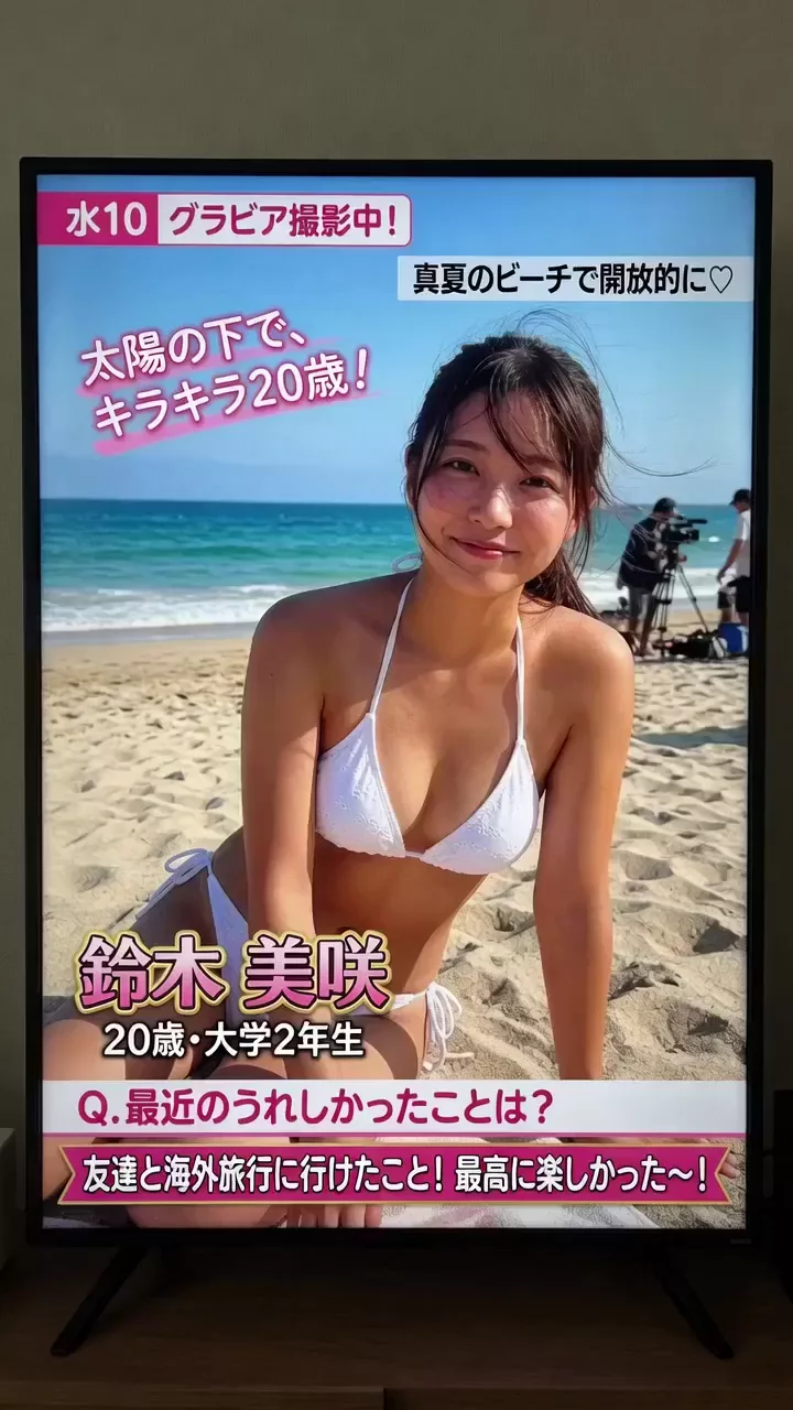 【AIえち動画】シコれるテレビ番組②