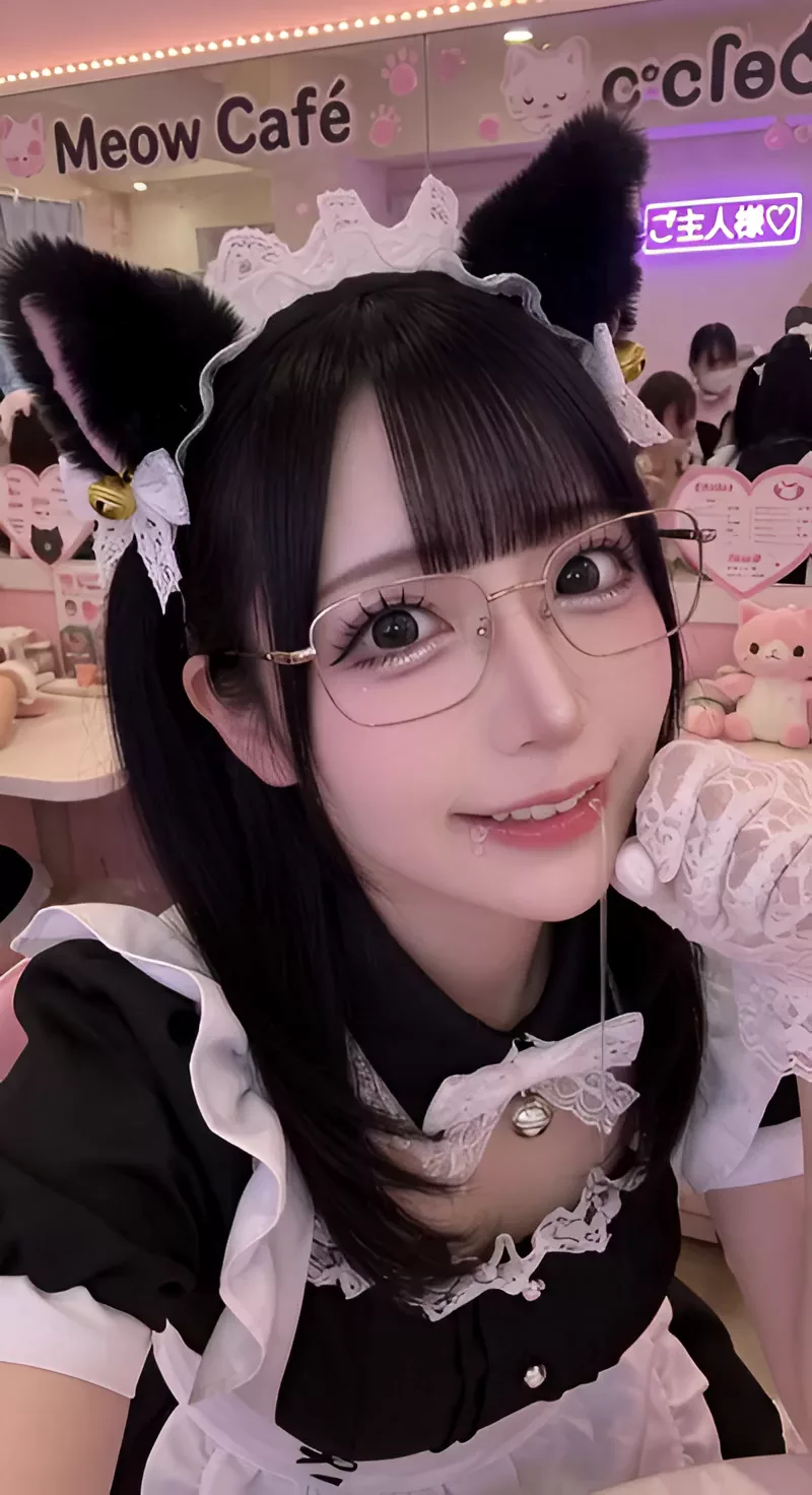 【AIえち動画】猫耳メイド脱ぎ脱ぎ