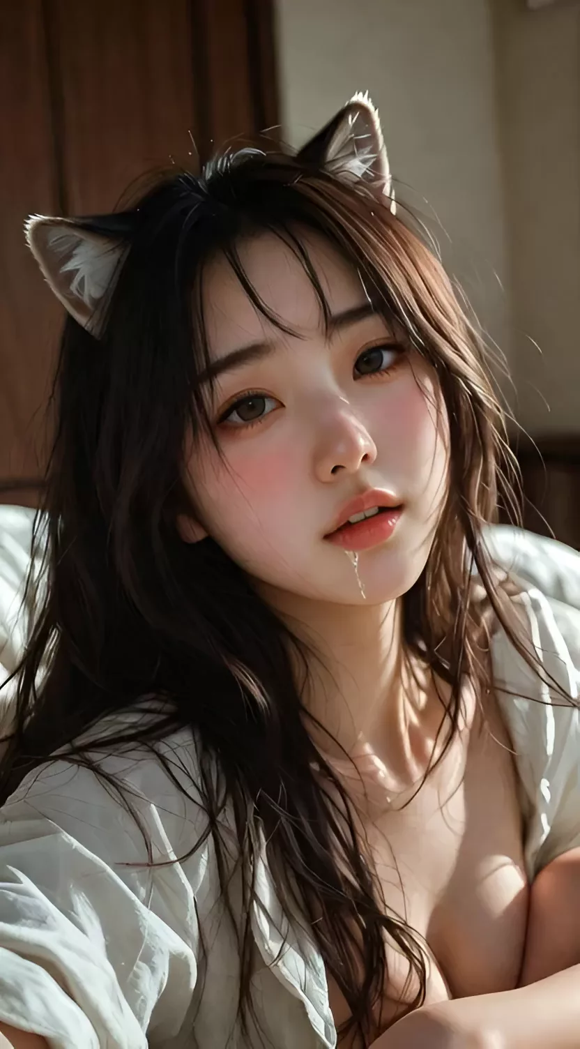 【AIえち動画】猫耳美女❤︎