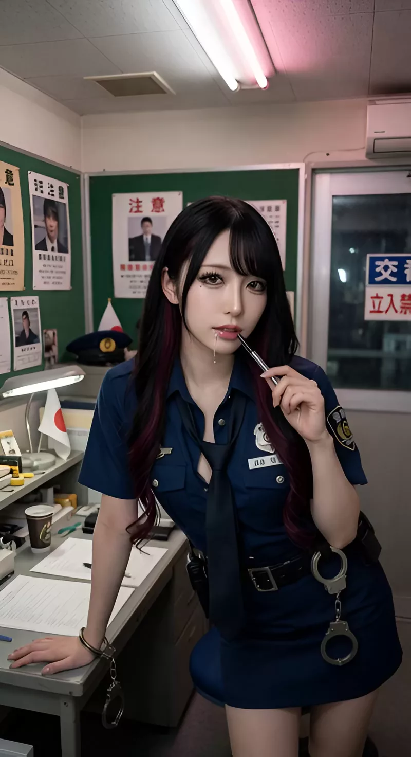 【AIえち動画】エッチな警察官❤︎