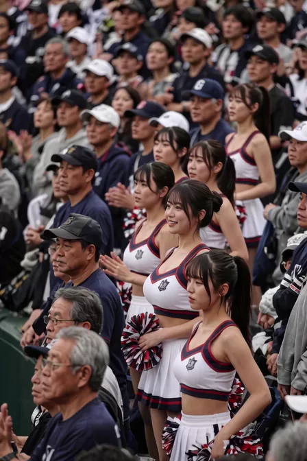【AIえち動画】巨乳丸出しのチア