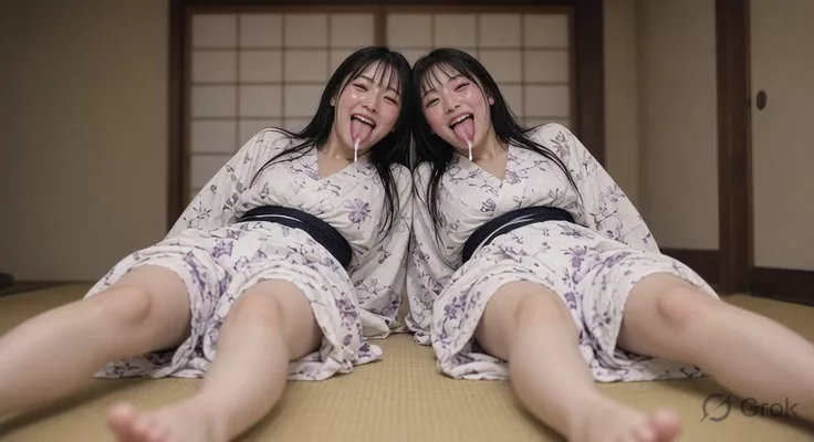 【AIえち動画】暑い旅館